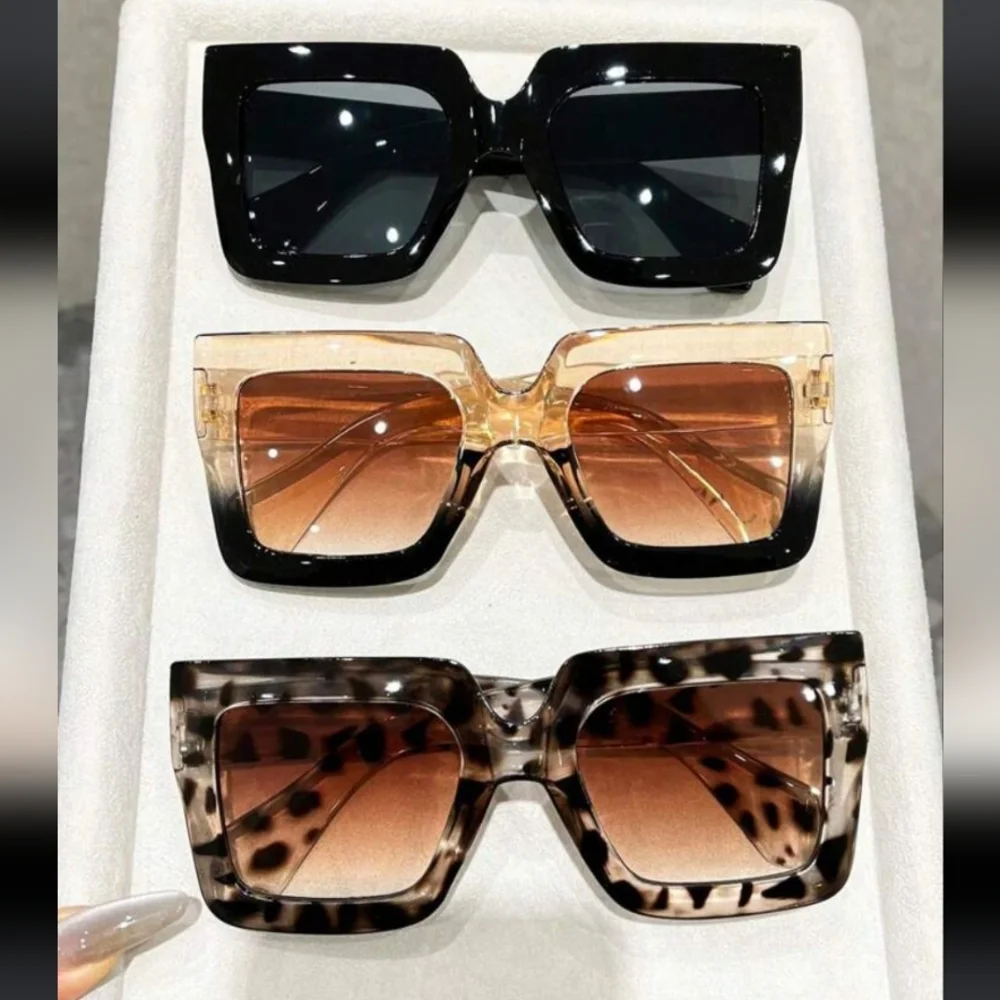 Geometric Oversized Sunglasses Pick One - Picture 1 of 3